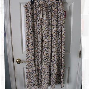Mossimo Supply Co. Floral Maxi Skirt